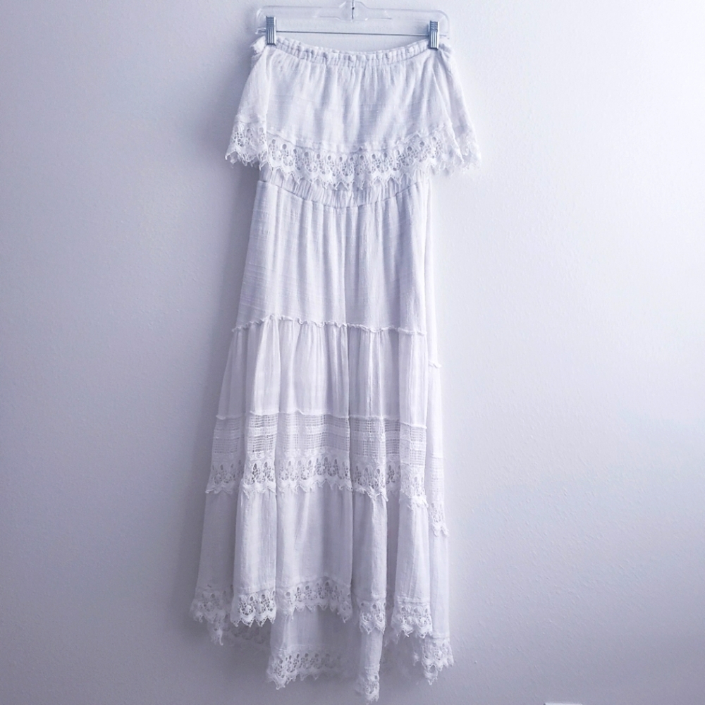 Gypsy 05 White Strapless Dress